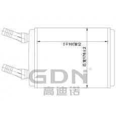 GDN.7.LA.011H-40 拉達 暖風機水箱