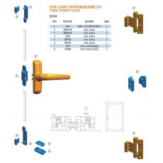 OTA-LD002 內(nèi)平開(kāi)系統(tǒng)(適用C20) 門(mén)窗配件