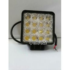 48W LED黃光工作檢修燈 探照工程機(jī)械燈 挖機(jī)車燈