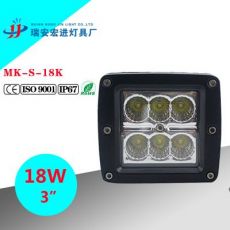 CREE LED工程車輔助燈 18w 電動車汽車led工作燈 叉車燈