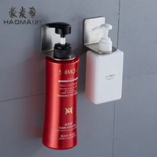 304不銹鋼浴室洗手液瓶皂液壁掛 皂液器洗發(fā)水液器單層掛壁